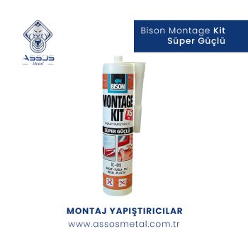 Bison Montage Kit Süper Güçlü